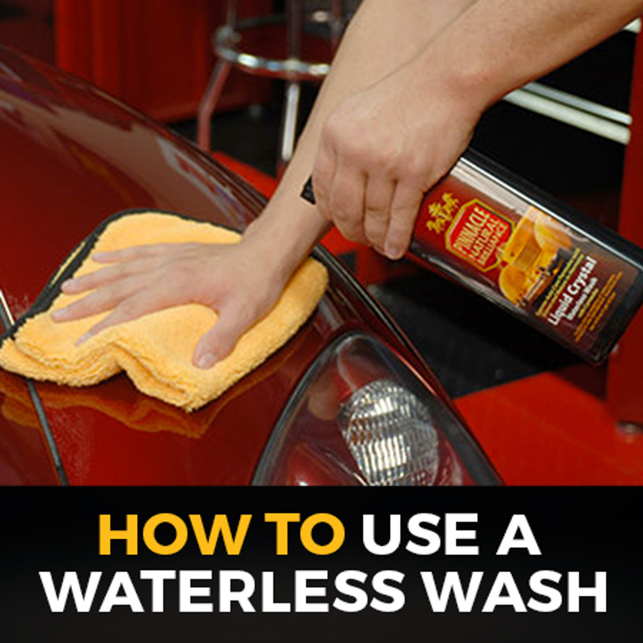 How To Use A Waterless Wash, waterless car wash howto